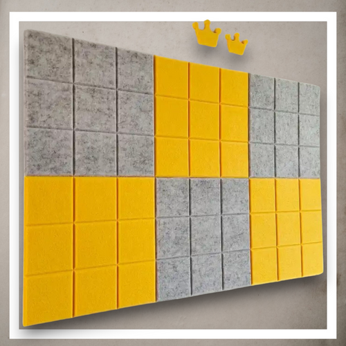 Panele Ścienne Filcowe 3D Kwadrat Zagłówek Samoprzylepne Akustyczne Soft na Arena.pl