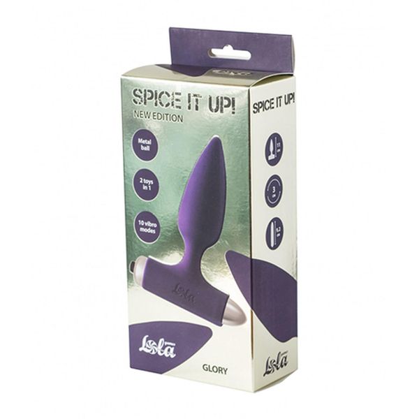 Vibrating Anal Plug Spice It Up New Edition Glory Ultraviolet zdjęcie 2