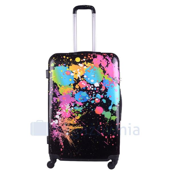 Średnia walizka KEMER RGL PRINT M Ciapki Multikolor zdjęcie 3