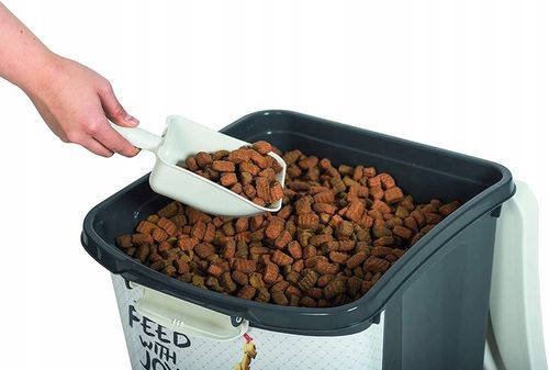 DUŻY POJEMNIK NA KARMĘ ŻWIREK DLA PSA KOTA ŁOPATKA na Arena.pl