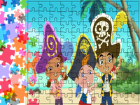 Puzzle tradycyjne Jake - Piraci z Nibylandii