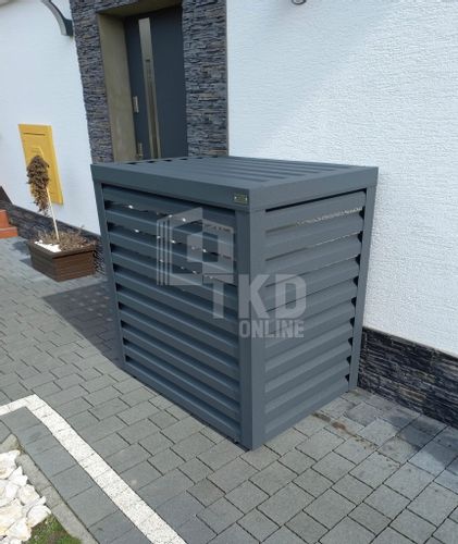 Osłona klimatyzatora - pompy ciepła 80x50x130 cm antracyt  TKD458 na Arena.pl