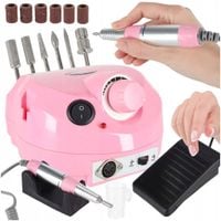 PROFESJONALNA FREZARKA DO PAZNOKCI ELEKTRYCZNA 65W MANICURE PEDICURE ZESTAW