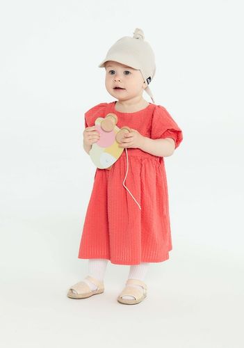 Chustka z daszkiem muślinowa Taupe na Arena.pl