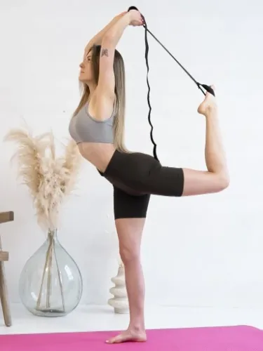 ZESTAW KOSTKI 2 SZT + PASEK DO JOGI WYTRZYMAŁY DO ĆWICZEŃ KOSTKA X2 FIT.ME na Arena.pl