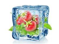 40X50CM TRUSKAWKA KOSTCE LODU OBRAZ