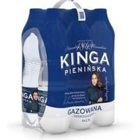 Kinga Pienińska Naturalna woda mineralna gazowana 1,5  lx 6 sztuk