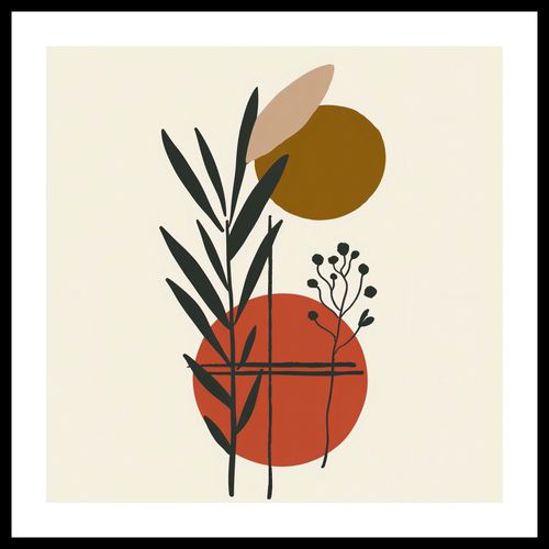 Plakat 40x40cm Kontrast w Botanice na Arena.pl