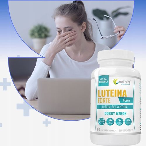 LUTEINA MAX 40mg NATURALNA OCZY WZROK 60 KAPSUŁEK na Arena.pl