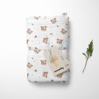 Otulacz Muślinowy | Kocyk 120x120 cm  Misie