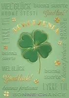 Karnet A5 Powodzenia. Duża Koniczyna