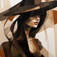 Plakat 80x80cm Skrywająca się Tajemniczość