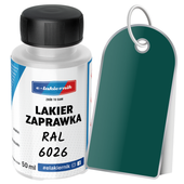 lakier zaprawkowy zaprawka samochodowy ral 6026 opal zielony połysk 50 ml