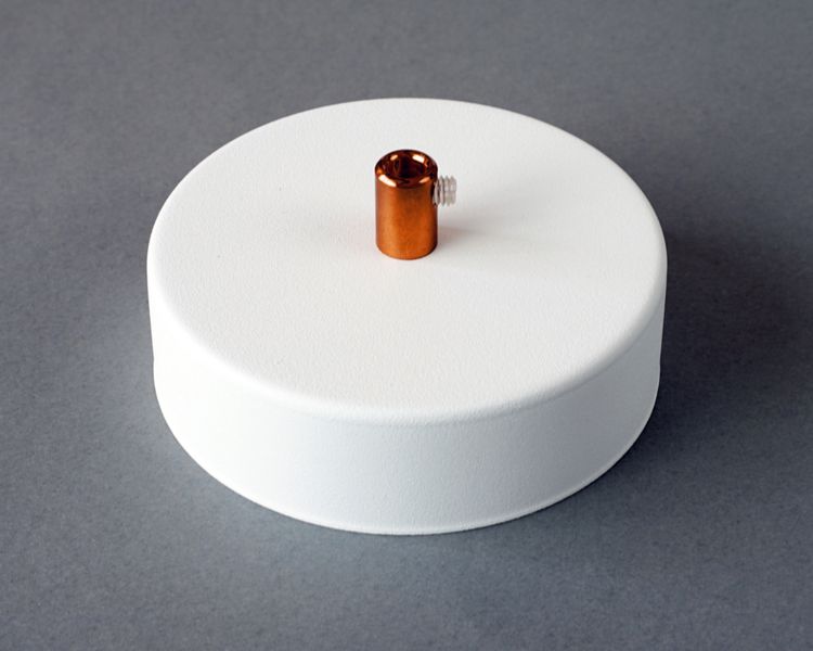 Podsufitka Biała 1 otwór 100mm + miedź zdjęcie 3