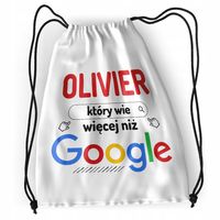 Plecak Dla Oliviera Sportowy Szkolny Worek Torba Z Nadrukiem Ze Zdjęciem