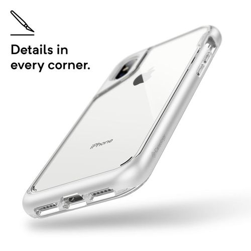 Caseology Skyfall Case - Etui iPhone Xs / X (White) na Arena.pl