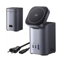 UGREEN Ładowarka Sieciowa 2w1 USB + 2x USB-C 65W GaN Ładowanie Magnetyczne