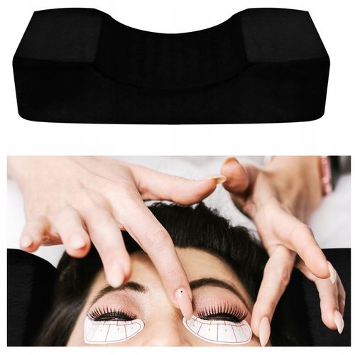 Profesjonalna poduszka do przedłużania rzęs czarna na Arena.pl