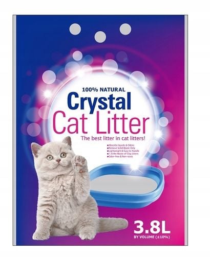 Żwirek silikonowy dla kota 8 x 3.8L bezzapachowy na Arena.pl