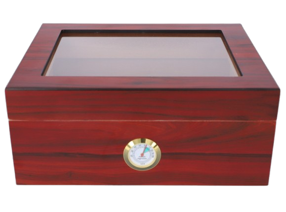 Humidor z Drewna Cedrowego Profesjonalny Pojemnik do Przechowywania Cygar zdjęcie 1