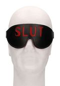 Ouch! Blindfold - Slut - Black