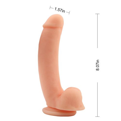 Naturalne Realistyczne Dildo Członek Penis 20Cm na Arena.pl