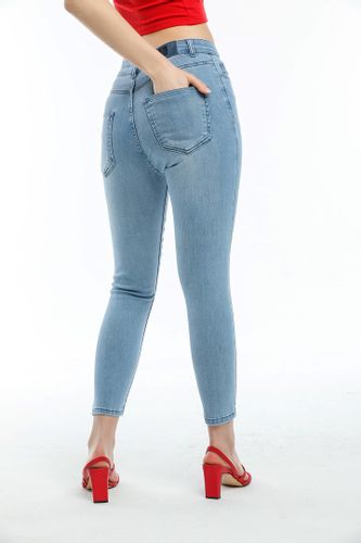 PREMIUM JAKOŚC NIEBIESKI JEANSY MODELUJĄCE _M na Arena.pl