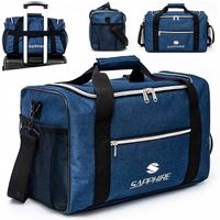 TORBA bagaż podręczny DO SAMOLOTU 40x20x25 RYANAIR pojemna UCHWYT kieszenie