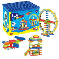 Klocki Konstrukcyjne W Pojemniku Edukacyjne 320El Bezpieczne Dla Dzieci