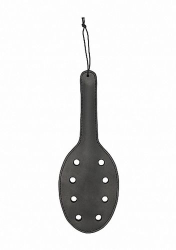 Saddle Leather Paddle With 8 Holes - Black na Arena.pl