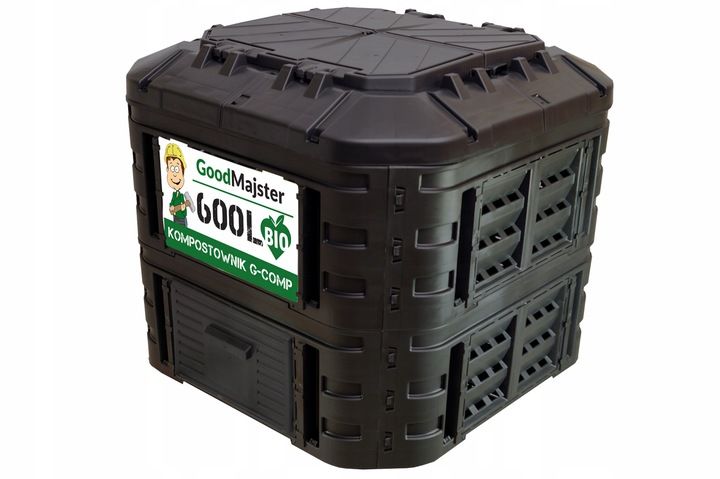 KOMPOSTOWNIK MODUŁOWY 600L CZARNY G-COMP POLSKI zdjęcie 2