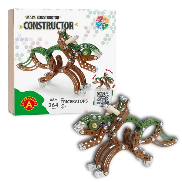 ND01_250175 Maly konstruktor Triceratops 31010 zdjęcie 3