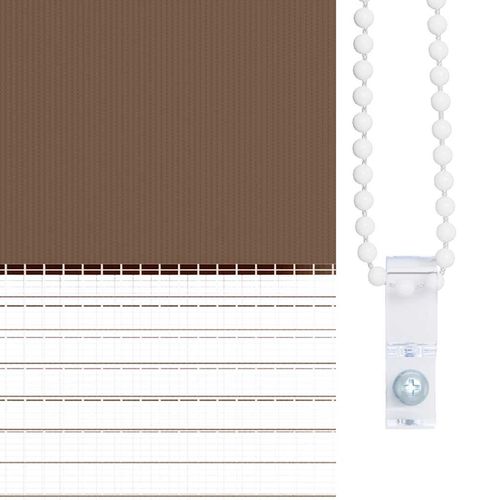 Roleta zebra, brzozowa, szerokość tkaniny 115,9 cm, poliester na Arena.pl