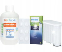 Zestaw do ekspresu odkamieniacz 500ml, 3x filtr ,6x tabletki Philips Saeco