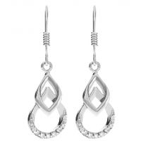 SREBRNE KOLCZYKI PRZESTRZENNE SREBRO PRÓBY 925