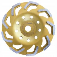 TARCZA GARNKOWA DIAMENTOWA DO SZLIFOWANIA BETONU 180mm BUMERANG