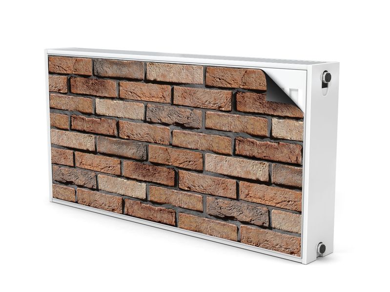 Maskownica MAGNETYCZNA Na Grzejnik Cegła Efekt 3D 80cm x 60cm zdjęcie 2