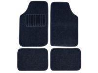 Dywaniki tekstylne uniwersalne, czarne , 4 szt.