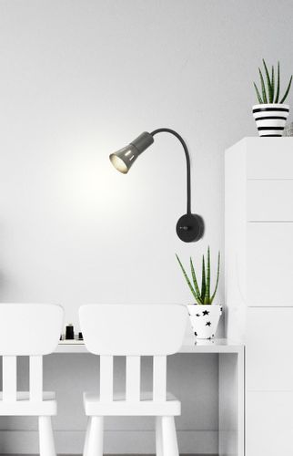 Arena kinkiet wysięgnik 1*40W r50 E14 czarny na Arena.pl