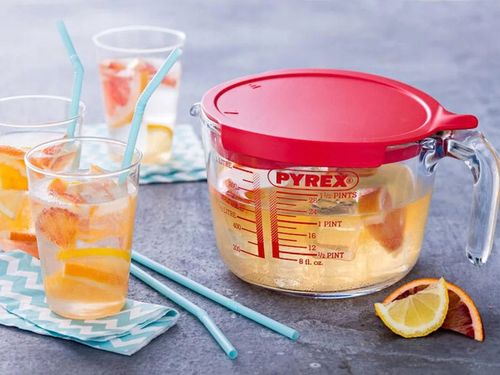 Szklany dzbanek kuchenny z miarką i pokrywką 1 L PYREX na Arena.pl