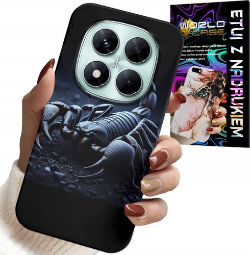 ETUI DO XIAOMI NOTE 14 PRO+ 5G - SKORPION, SKORPIONY + FOLIA HYDROŻELOWA na Arena.pl