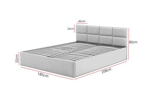 Łóżko tapicerowane MONOS 180x200 na Arena.pl