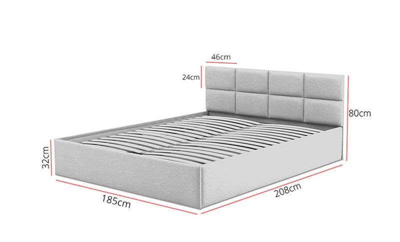 Łóżko tapicerowane MONOS 180x200 zdjęcie 3