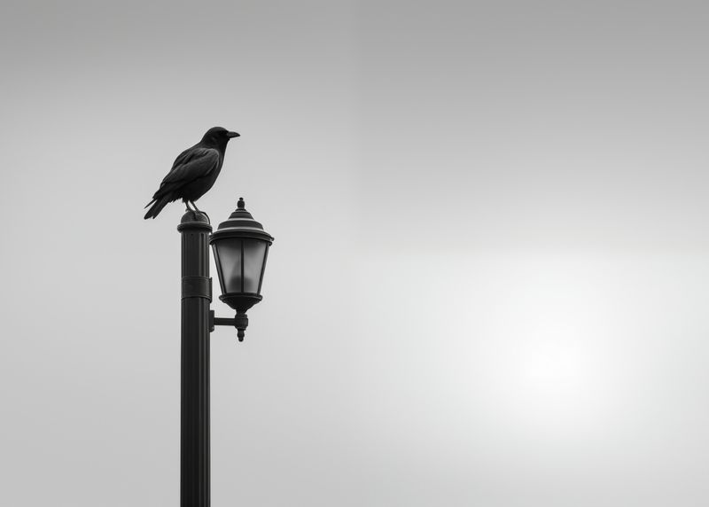 Plakat 35x25cm Samotny Postój Kruka zdjęcie 1