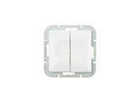 perła łącznik podwójny p/t biały - e+9000040