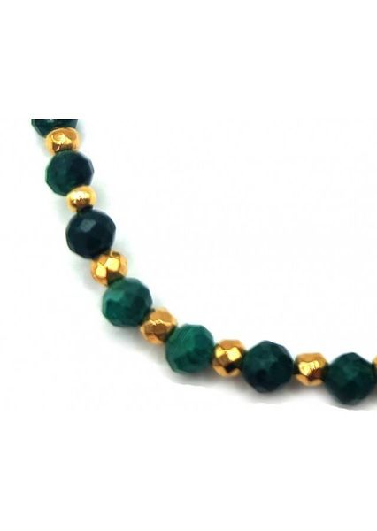 Bransoletka MALACHIT REALIZACHA CELÓW 925 zdjęcie 3