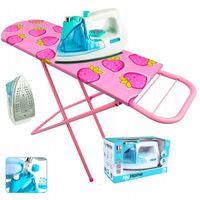 METALOWA DESKA DO PRASOWANIA DLA DZIECI + ŻELAZKO NA BATERIE Z DŹWIĘKIEM