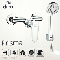 Bateria natryskowa prysznicowa PRISMA chrom DURO