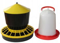 Karmnik 22kg Poidło 15 L drób kury kaczki indyki