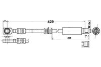 Opel Astra H Zestaw Przewodów Hamulcowych Elastycznych Gumowych